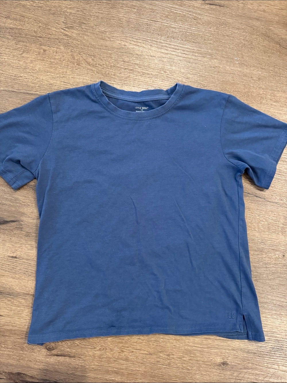 Little Bipsy Solid Navy Blue Short-Sleeve Tee
